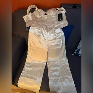 Elegant Cream Jumpsuit